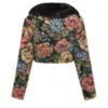 Get High Potential S02 Kaitlin Olson Floral Print Cropped Jacket