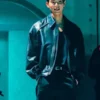 Get Lee Chae-Min Cashero Black Leather Jacket