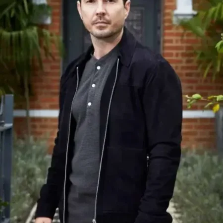 Get Martin Compston Fear S01 Black Jacket