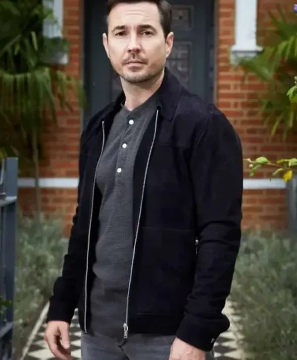 Get Martin Compston Fear S01 Black Jacket