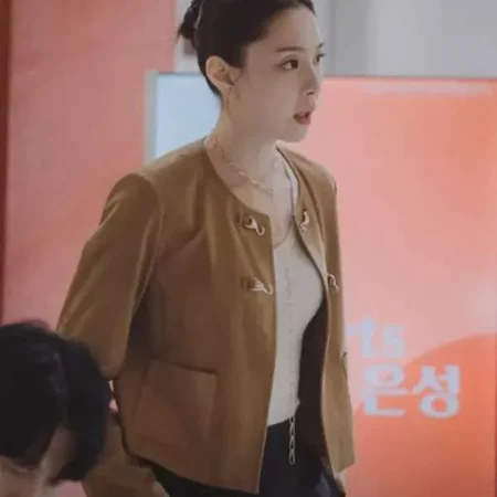 Get Seo Ji-hye Nice to Not Meet You Brown Jacket