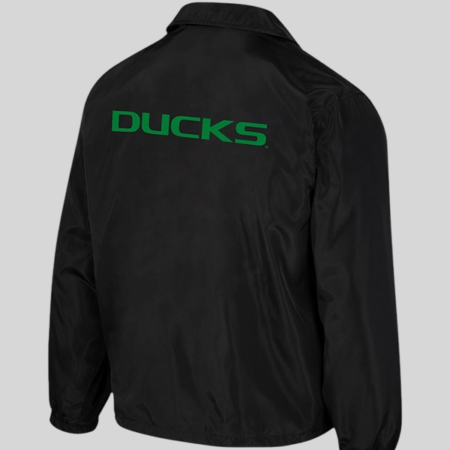 Get The Wild Collective Oregon Ducks Coaches Jacket