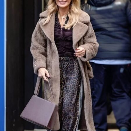 Global Studios 2026 Amanda Holden Faux Fur Coat