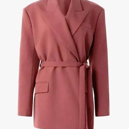 Good Morning America 2026 Ginger Zee Pink Wrap Blazer