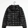Good Morning America Ginger Zee Black Quilted Jacket back