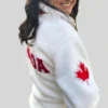 Heated Rivalry Team Canada Sherpa Fleece Jacket For Sale