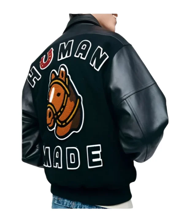 Human Made Black Varsity Jacket