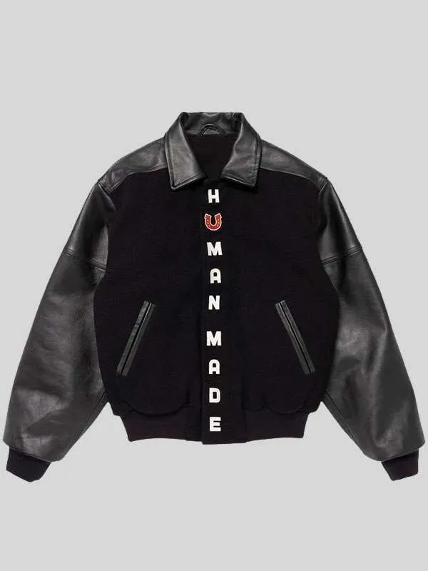 Human Made Black Varsity Jacket