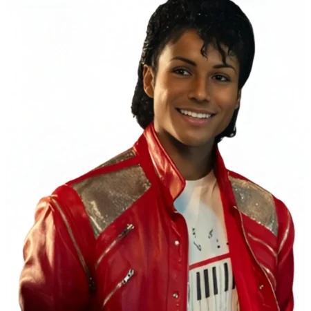 Jaafar Jackson Michael Red Jacket