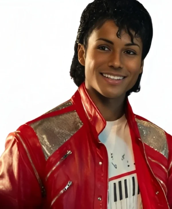 Jaafar Jackson Michael Red Jacket