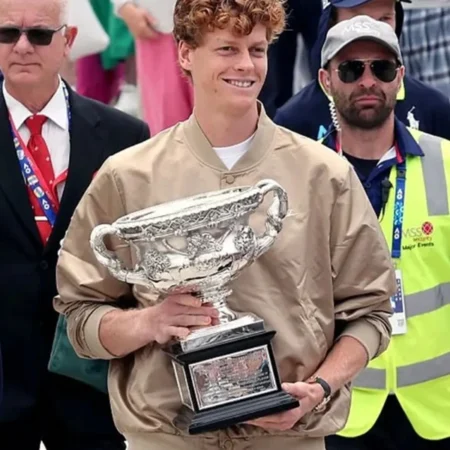 Jannik Sinner Australian Open Tennis Tournament Jacket