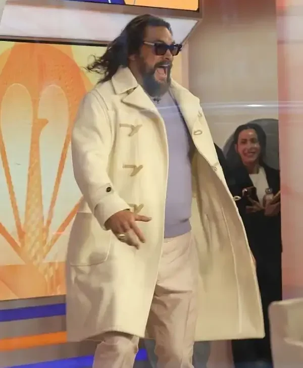 Jason Momoa The Today Show 2026 Toggle Duffle Coat