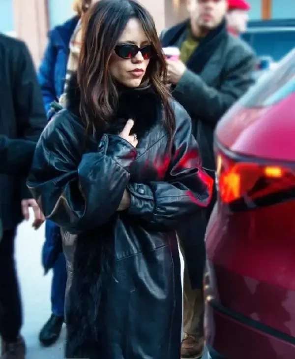 Jenna Ortega 2026 Sundance Film Festival Coat