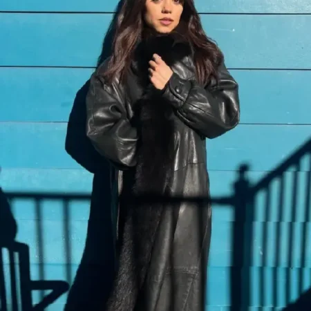 Jenna Ortega 2026 Sundance Film Festival Coat front