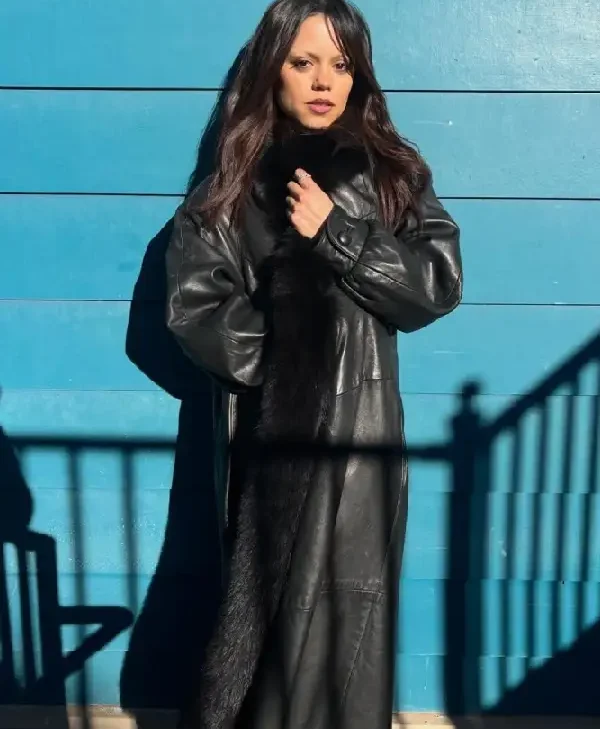 Jenna Ortega 2026 Sundance Film Festival Coat front
