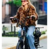 Jennifer Lawrence Faux Fur Jacket