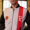 Jurassic Park “Jurassic Rides” Reversible Bomber Jacket style front