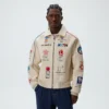 Kith & AVIREX for Olympics Heritage Leather Bomber Jacket front