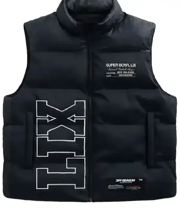 Kristin Juszczyk Super Bowl LIX 2026 Vest front