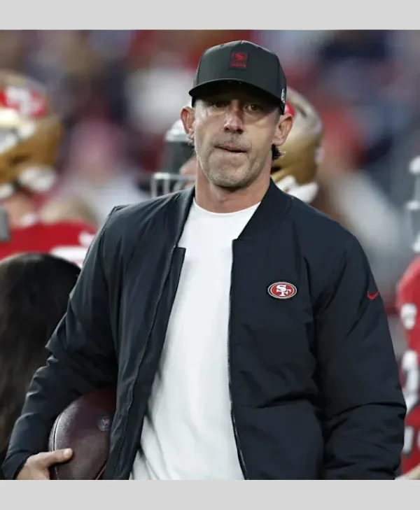Kyle Shanahan San Francisco 49ers Bomber Jacket front