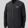 Kyle Shanahan San Francisco 49ers Bomber Jacket front model