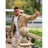 Kylian Mbappe Lightweight Beige Jacket