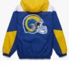 LA Rams Pullover Jacket logo back