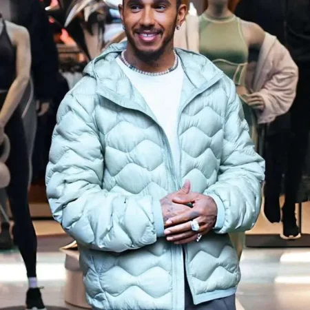 Lewis Hamilton Quilted Puffer Jacket