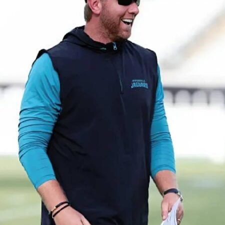 Liam Coen 2025 Jacksonville Jaguars Training Camp Quarter-Zip Vest