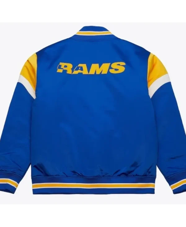 Los Angeles Rams Team Varsity Jacket back