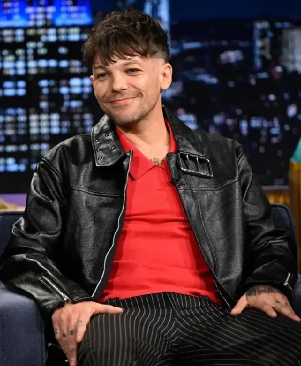 Louis Tomlinson The Tonight Show Black 2026 Jacket front