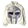 MF DOOM White Puffer Jacket US Mens