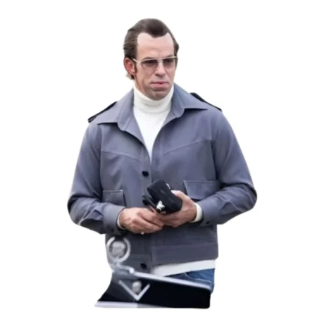 Madden Christian Bale Grey Cotton Jacket