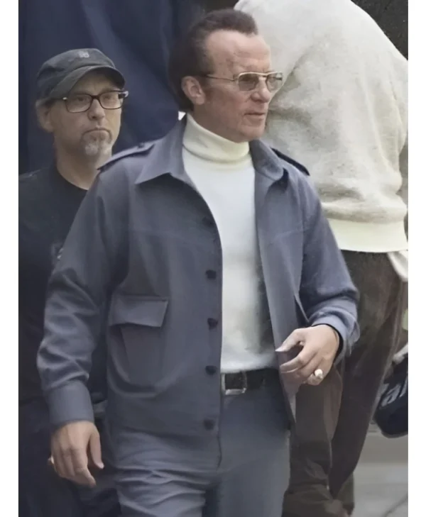 Madden Christian Bale Grey Cotton Jacket front
