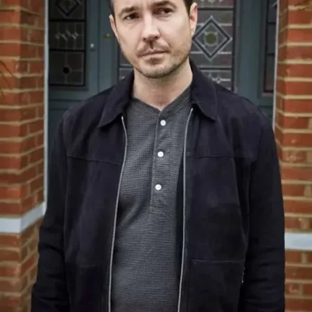 Martin Compston Fear S01 Black Jacket
