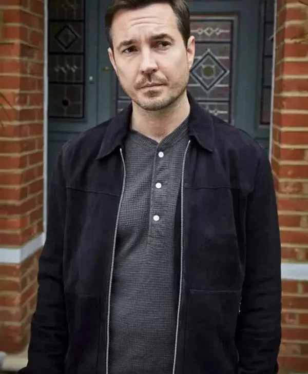 Martin Compston Fear S01 Black Jacket