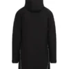 Martin O’Neill Black Hooded Coat back