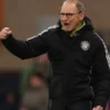 Martin O’Neill Black Hooded Coat run