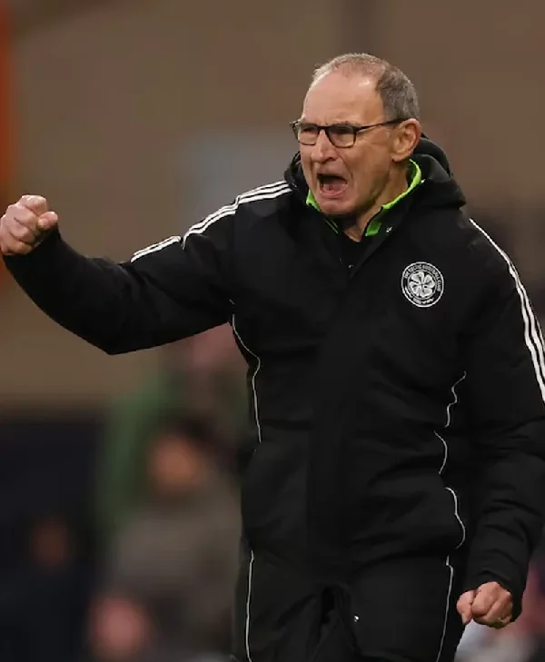 Martin O’Neill Black Hooded Coat run