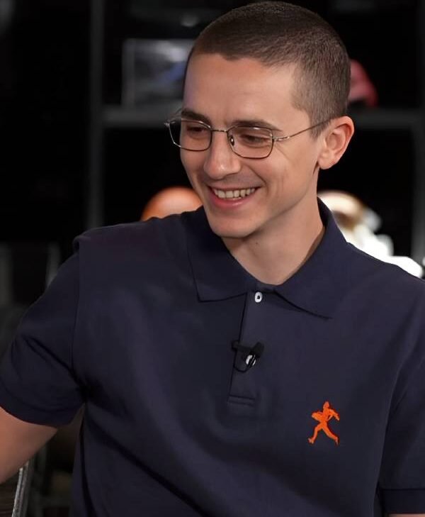 Marty Supreme Timothée Chalamet Navy Polo Shirt