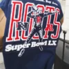Mattredwards Super Bowl LX Bomber Jacket back