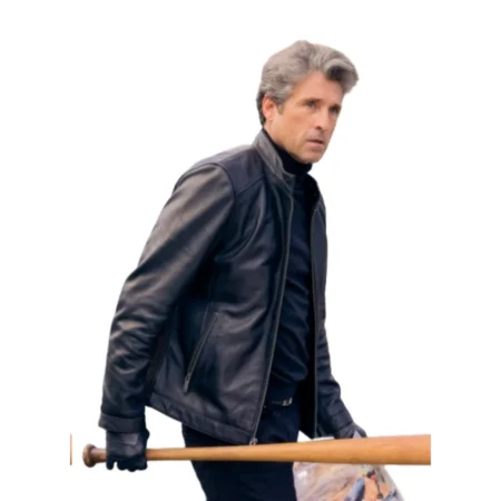 Memory Of A Killer Patrick Dempsey Black Leather Jacket