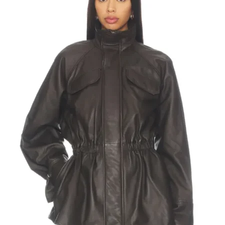 Mendoza Oversized Leather Jacket