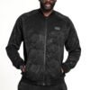 Men’s Black Camo Luxe Bomber Jacket