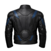 Men’s Cyberpunk Urban Biker Leather Jacket back