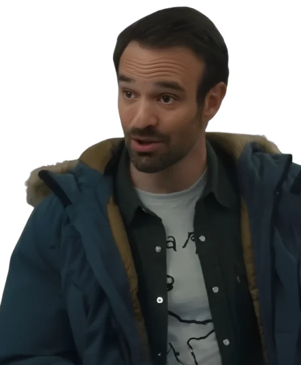 Merv Charlie Cox Blue Parka Jacket