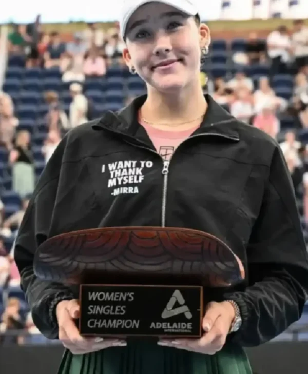 Mirra Andreeva 2026 Adelaide International Jacket