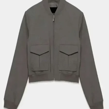 My Secret Santa Alexandra Breckenridge Grey Jacket front