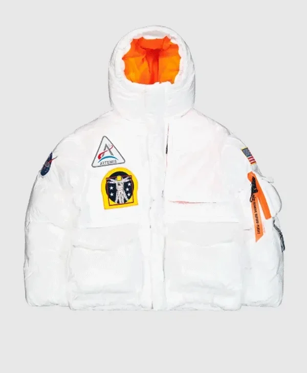 NASA Artemis Winter Hooded Puffer Jacket