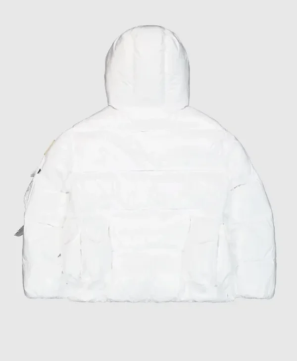 NASA Artemis Winter Hooded Puffer Jacket back